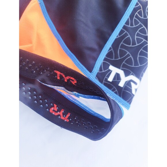 TYR Men's 9" Competitor Tri Shorts Triathalon RCMNXP6A w/ Pad $70 MSRP Black, XS - Picture 7 of 13